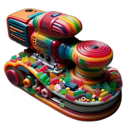 shoes, car, weapon, photorealistic transparent PNG cut-out