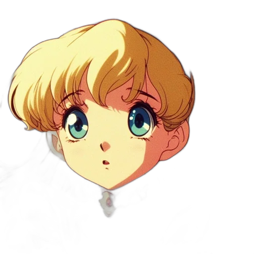 face, staff, hair, anime transparent PNG cut-out