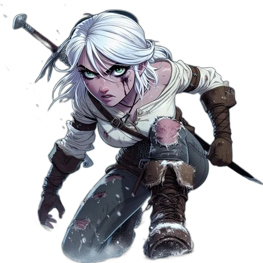 sword, weapon, staff, fantasy art transparent PNG cut-out