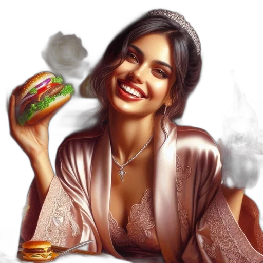 food, jewelry, dress, face transparent PNG cut-out