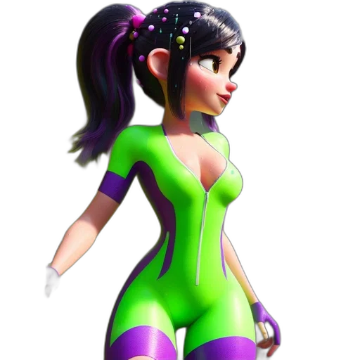 dress, robot, 3d render, concept art transparent PNG cut-out
