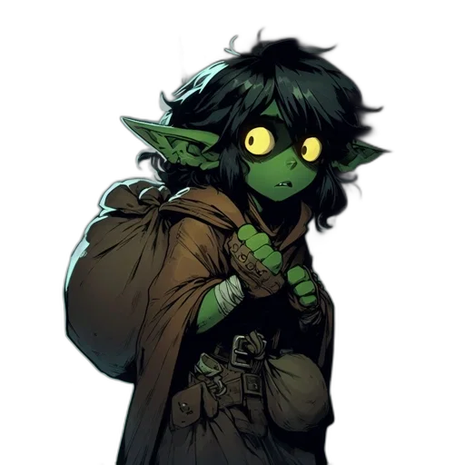 staff, creature, mask, jacket transparent PNG cut-out