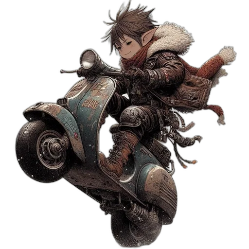 weapon, jacket, dragon, concept art transparent PNG cut-out