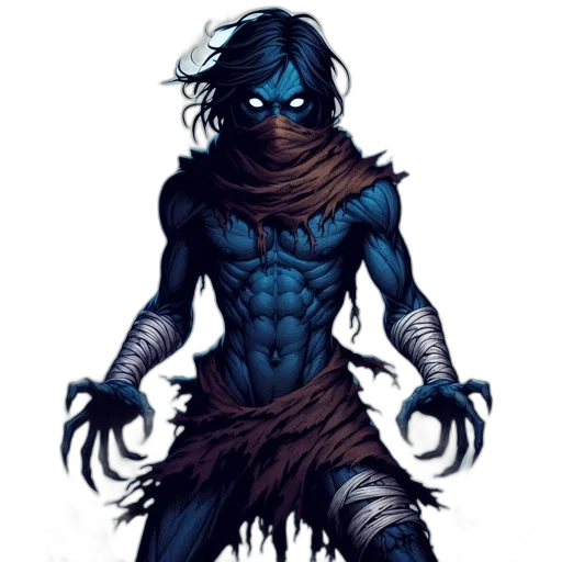 mask, creature, comic book art, concept art transparent PNG cut-out