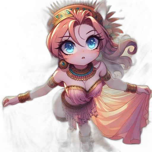 crown, staff, jewelry, fantasy art transparent PNG cut-out
