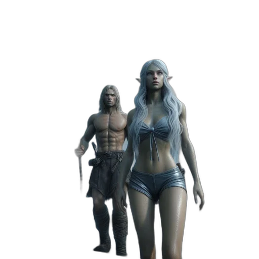 creature, staff, concept art, fantasy art transparent PNG cut-out