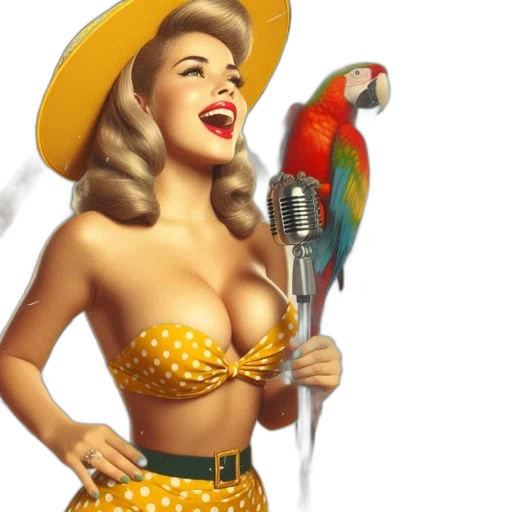 staff, photorealistic, cartoon, oil painting transparent PNG cut-out