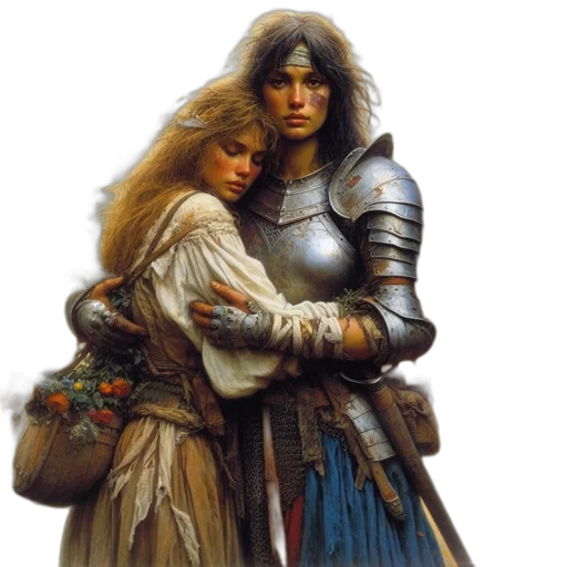 sword, fantasy art, concept art, oil painting transparent PNG cut-out
