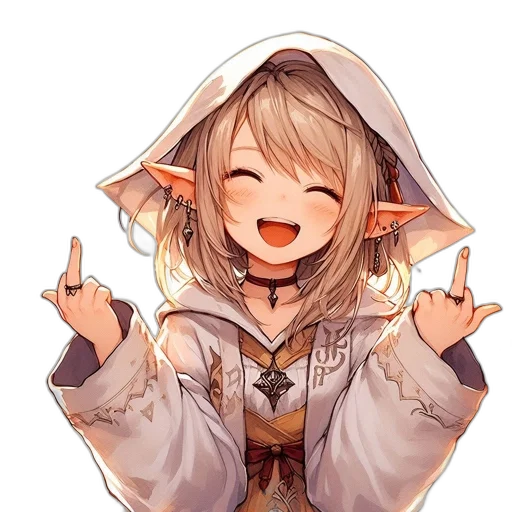 jacket, staff, weapon, face transparent PNG cut-out