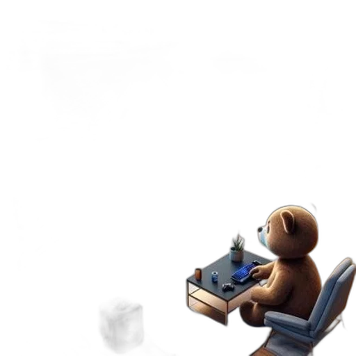 furniture, robot, concept art, pixel art transparent PNG cut-out