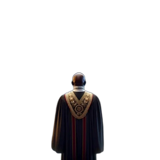 jacket, crown, staff, dress transparent PNG cut-out