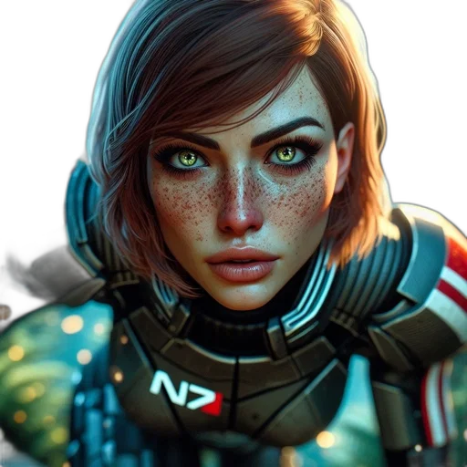 face, robot, jacket, concept art transparent PNG cut-out