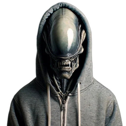 jacket, mask, creature, face transparent PNG cut-out