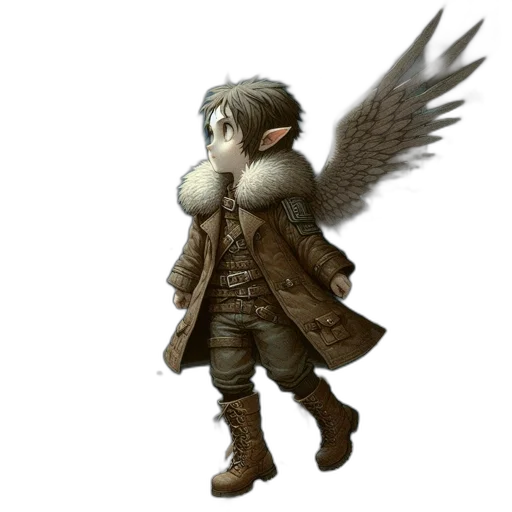 jacket, weapon, staff, animal transparent PNG cut-out
