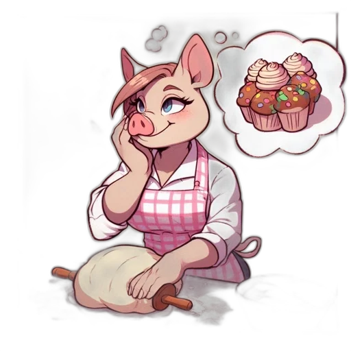 food, concept art, watercolor, pixel art transparent PNG cut-out