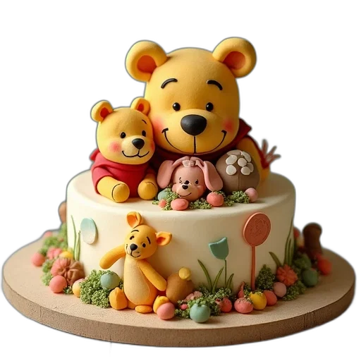 food, 3d render, photorealistic, winnie transparent PNG cut-out