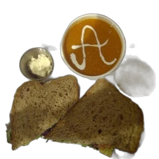 food, sandwich, cup, soup transparent PNG cut-out