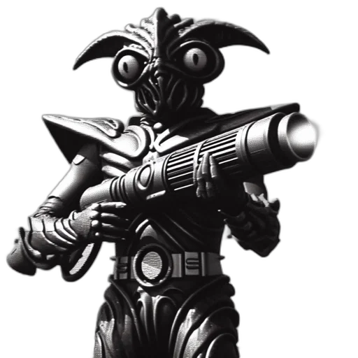 robot, staff, weapon, concept art transparent PNG cut-out