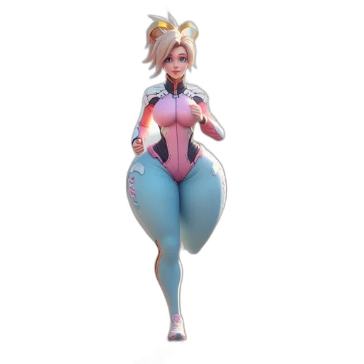 robot, concept art, 3d render, fantasy art transparent PNG cut-out