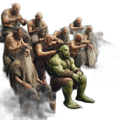concept art, fantasy art, comic book art, photorealistic transparent PNG cut-out