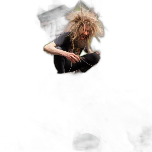 hair, creature, mask, face transparent PNG cut-out