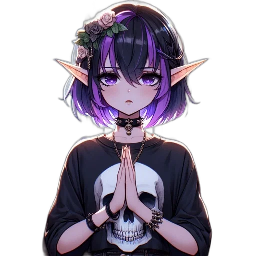 staff, crown, flower, weapon transparent PNG cut-out