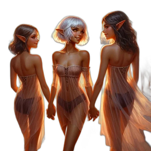 dress, concept art, fantasy art, comic book art transparent PNG cut-out