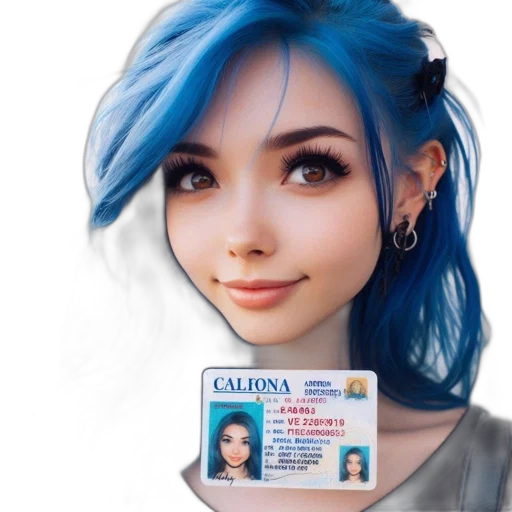hair, jewelry, face, photorealistic transparent PNG cut-out