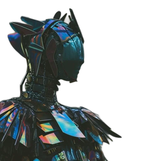 robot, mask, dress, jacket transparent PNG cut-out
