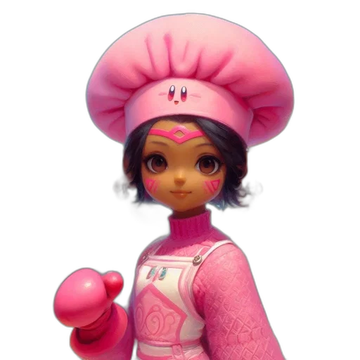 staff, hat, concept art, 3d render transparent PNG cut-out