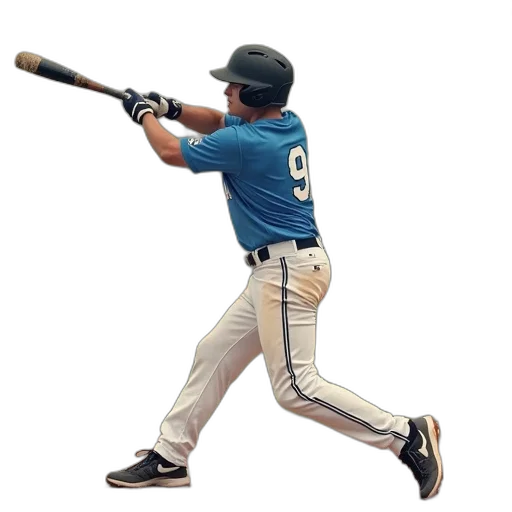 staff, weapon, 3d render, baseball transparent PNG cut-out