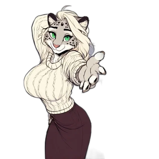 dress, staff, creature, animal transparent PNG cut-out