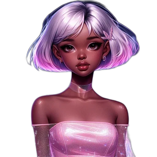 dress, face, jewelry, robot transparent PNG cut-out