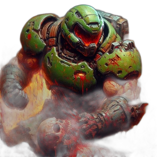 robot, weapon, creature, face transparent PNG cut-out