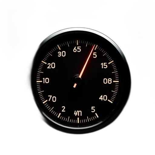 car, black, analog, gauge transparent PNG cut-out