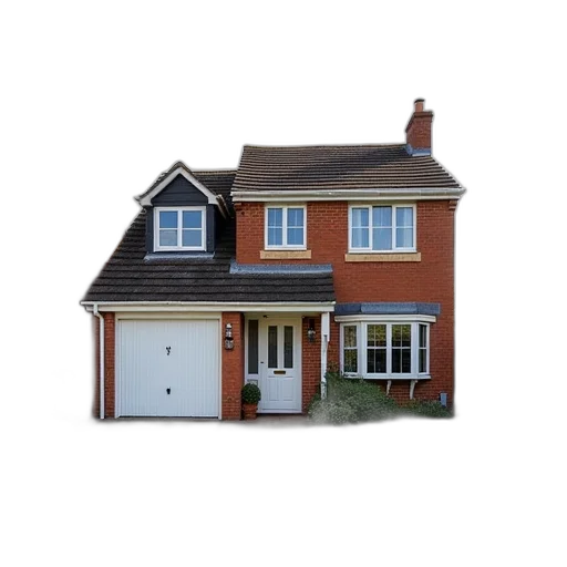 building, bedroom, detached, house transparent PNG cut-out