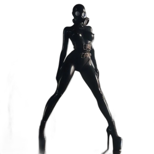 robot, staff, dress, creature transparent PNG cut-out
