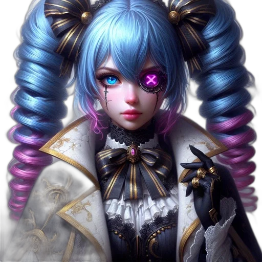 staff, crown, face, robot transparent PNG cut-out
