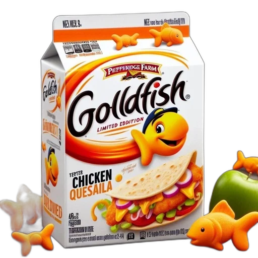 food, 3d render, concept art, golden transparent PNG cut-out