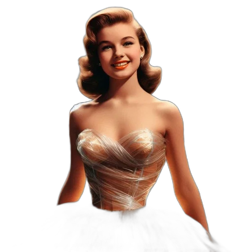dress, crown, jewelry, photorealistic transparent PNG cut-out
