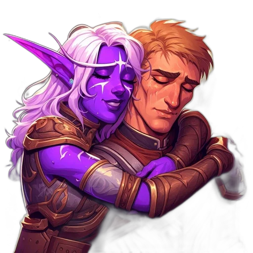 fantasy art, concept art, pixel art, blue transparent PNG cut-out