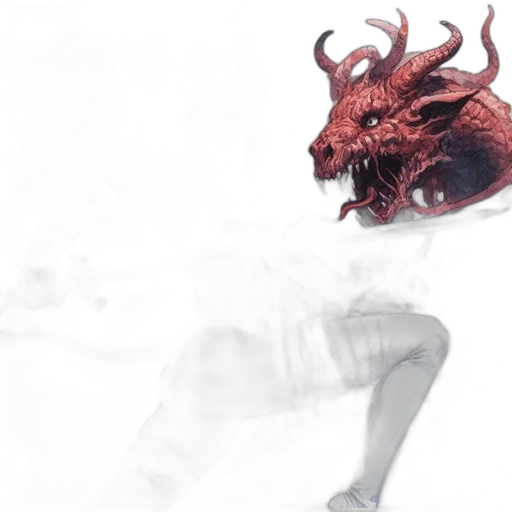 dragon, mask, creature, animal transparent PNG cut-out
