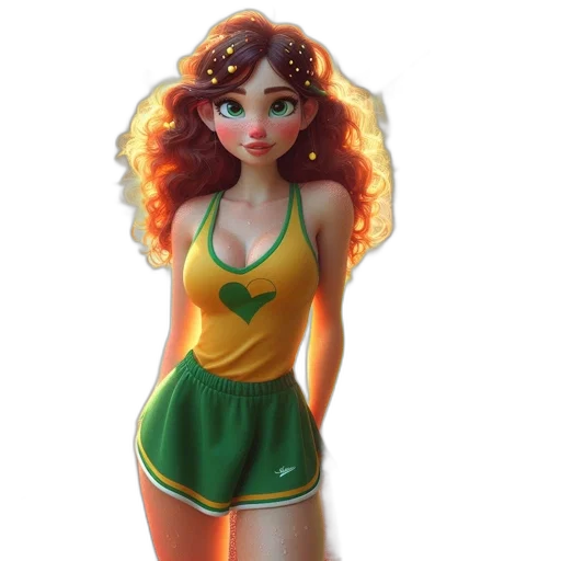 dress, fantasy art, concept art, 3d render transparent PNG cut-out