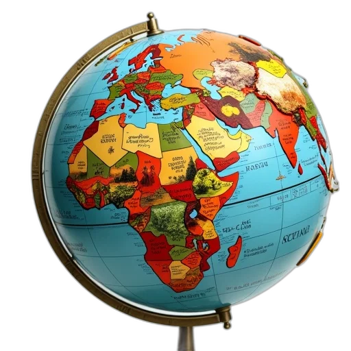picture, globe, filled, different transparent PNG cut-out