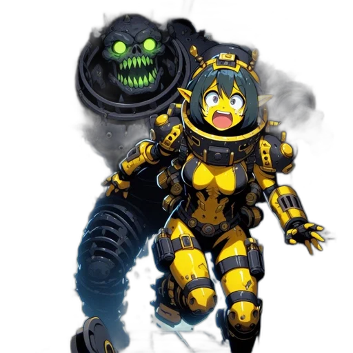 creature, robot, mask, concept art transparent PNG cut-out