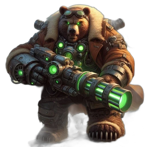 weapon, robot, staff, animal transparent PNG cut-out