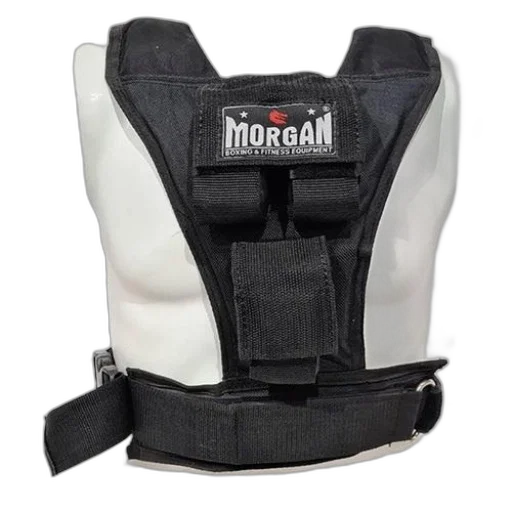 black, white, weighted, vest transparent PNG cut-out