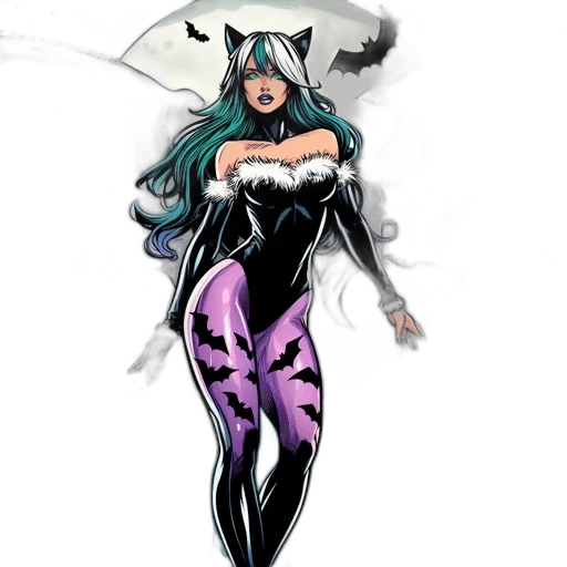 comic book art, concept art, cartoon, fantasy art transparent PNG cut-out