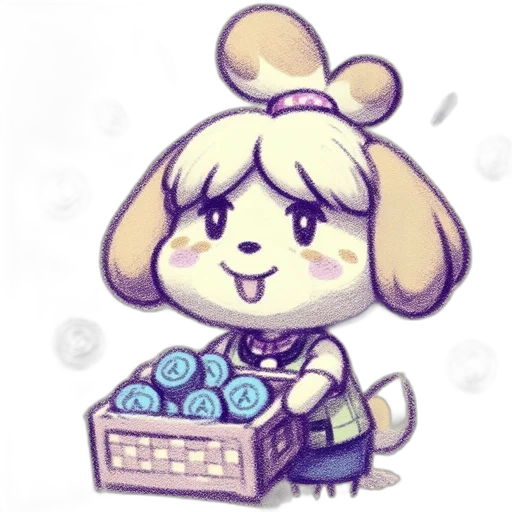staff, watercolor, pixel art, concept art transparent PNG cut-out