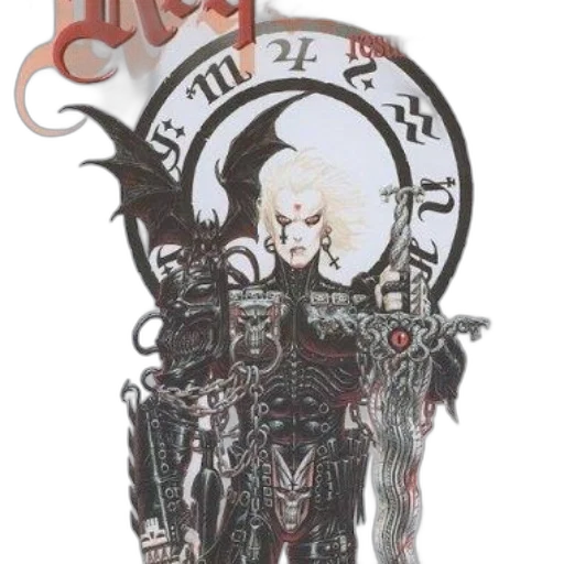 staff, jacket, mask, sword transparent PNG cut-out